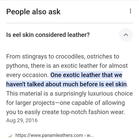 Genuine EEL wallet Made in Korea tan incredibly soft in good preloved condition - Picture 11 of 13